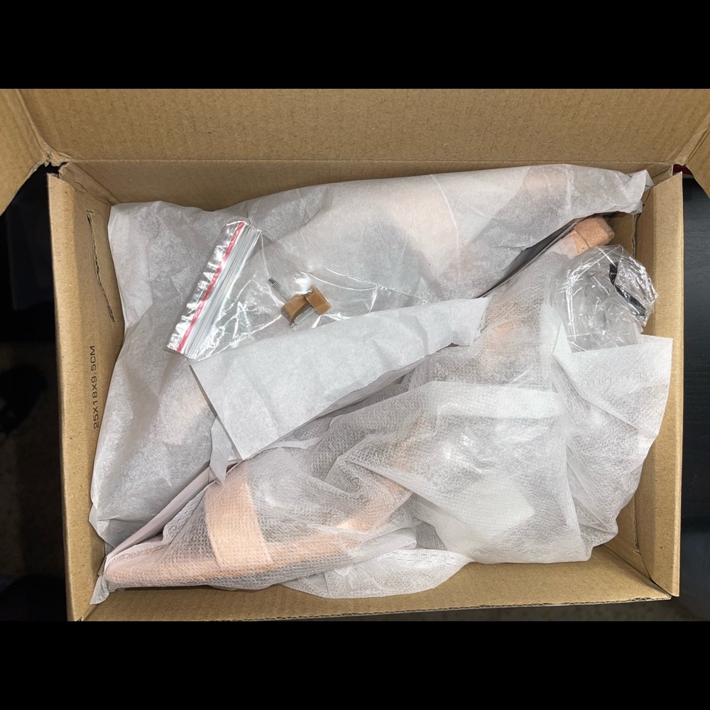 Brand new blush heels never worn